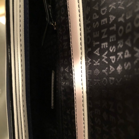 NWOT kate spade striped crossbody purse - Picture 3 of 5